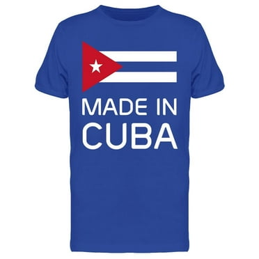 Made In Cuba Flag T-Shirt Men -Image by Shutterstock, Male Large