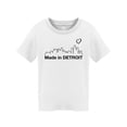 thumbnail image 1 of Made In Detroit T-Shirt Toddler -Smartprints Designs,  2 Toddler, 1 of 4
