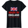 thumbnail image 1 of Made In England A Long Time Ago Funny British Birthday Gift T-Shirt, 1 of 3