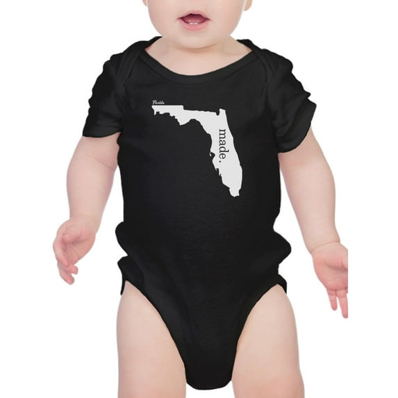 Made In Florida Bodysuit Infant -Smartprints Designs, Newborn