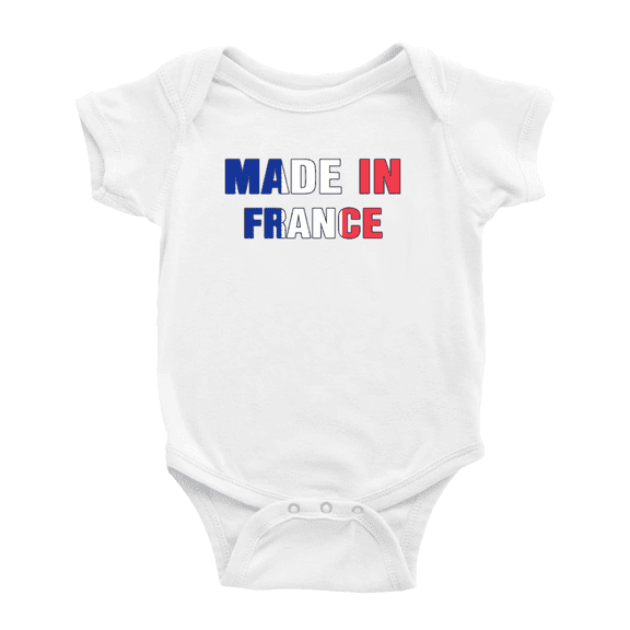 Made In France Cute Baby Bodysuit Boy Girl Clothes