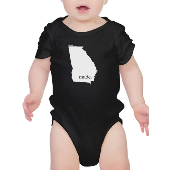 Made In Georgia Bodysuit Infant -Smartprints Designs, Newborn