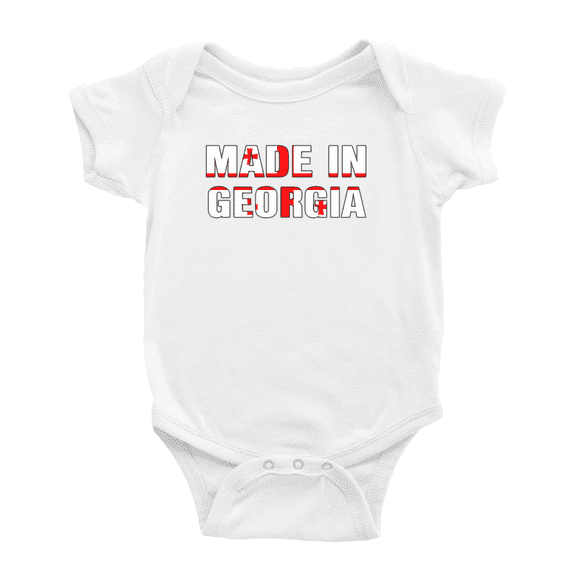 Made In Georgia Cute Baby Bodysuit Boy Girl Clothes