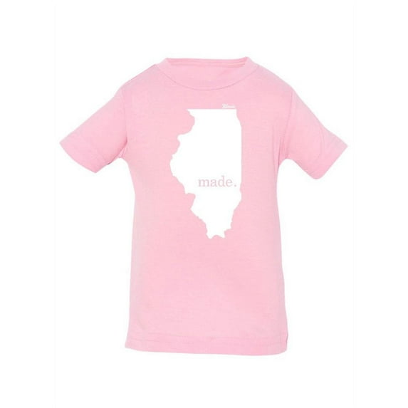 Made In Illinois T-Shirt Infant -Smartprints Designs, 12 Months