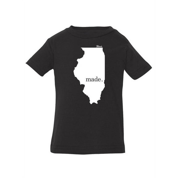 Made In Illinois T-Shirt Infant -Smartprints Designs,  18 Months