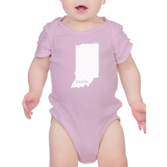Made In Indiana Bodysuit Infant -Smartprints Designs, 18 Months