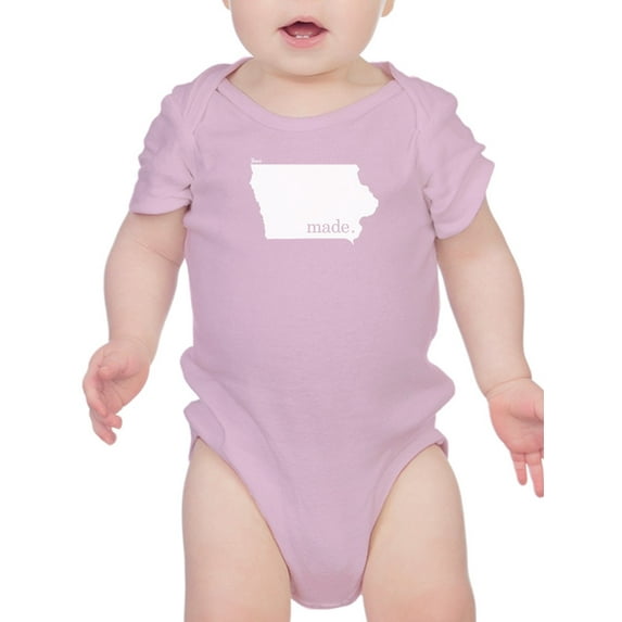 Made In Iowa Bodysuit Infant -Smartprints Designs, 6 Months