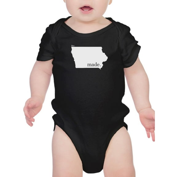 Made In Iowa Bodysuit Infant -Smartprints Designs, 6 Months
