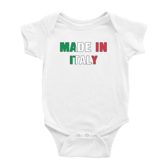 Made In Italy Funny Baby Clothing Bodysuits
