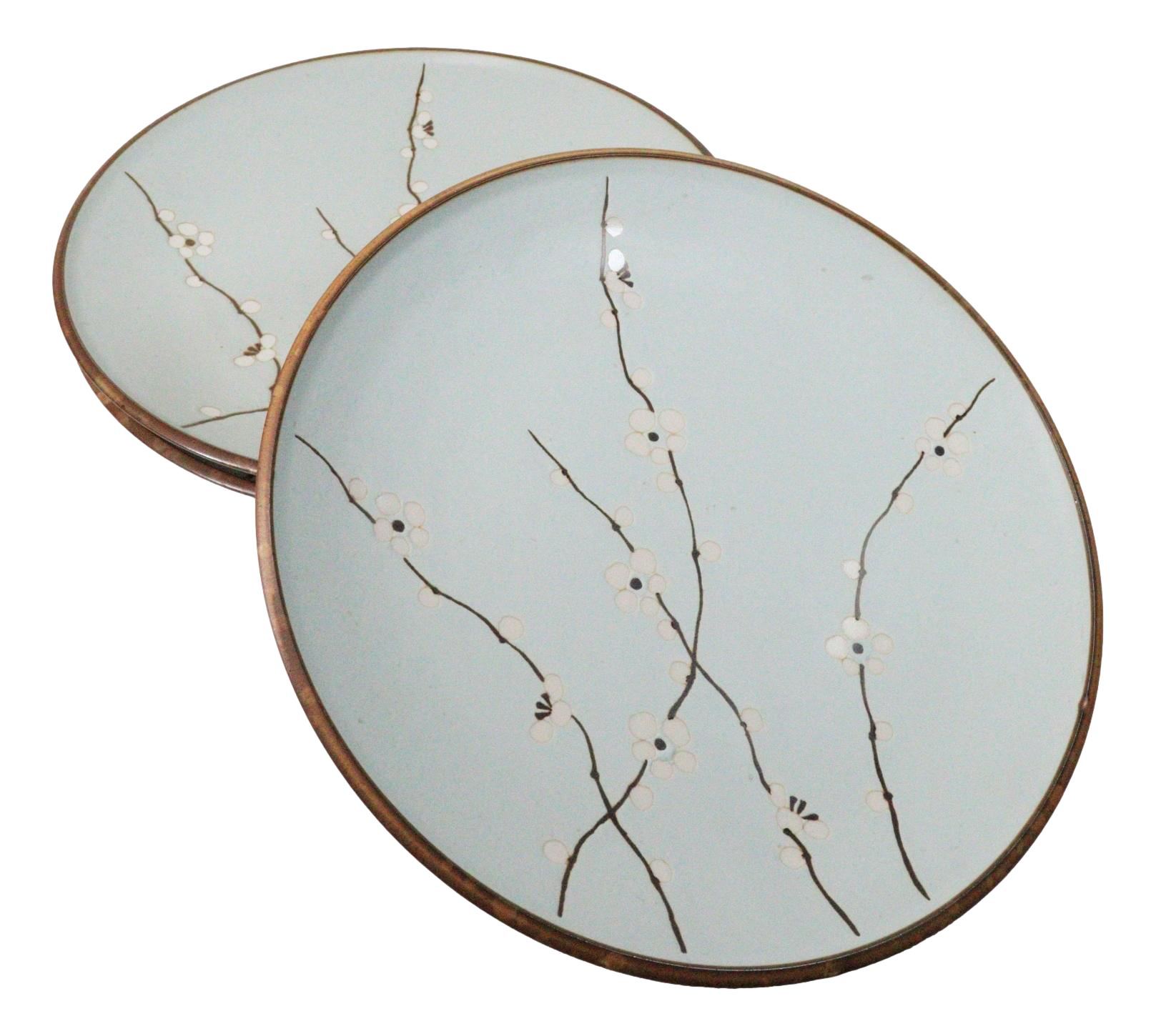 Made In Japan Ceramic Soushun Sakura Cherry Blossoms Large Dinner ...