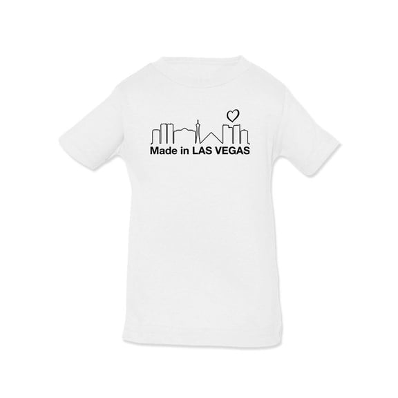 Made In Las Vegas Landscape. T-Shirt Infant -Smartprints Designs,  24 Months