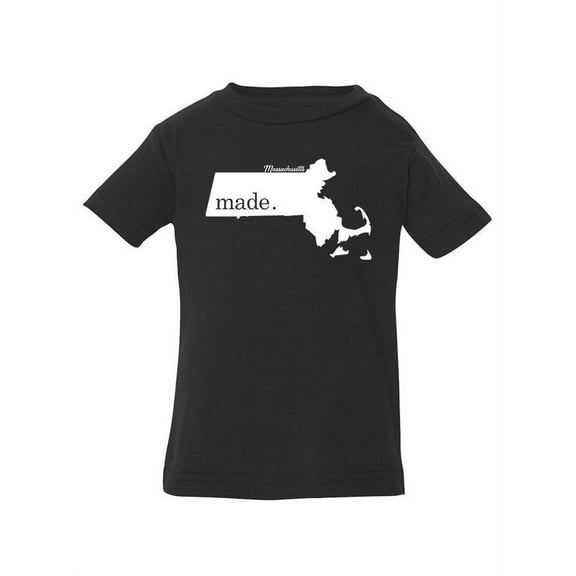 Made In Massachusetts T-Shirt Infant -Smartprints Designs,  6 Months