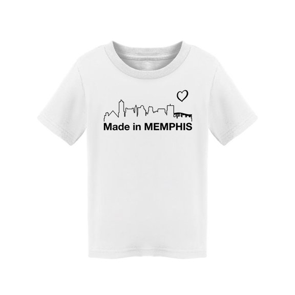 Made In Memphis T-Shirt Toddler -Smartprints Designs,  3 Toddler
