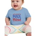 thumbnail image 1 of Made In 'Merica Banner T-Shirt Infant -Image by Shutterstock,  12 Months, 1 of 4