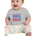 thumbnail image 1 of Made In 'Merica Banner T-Shirt Infant -Image by Shutterstock,  12 Months, 1 of 4