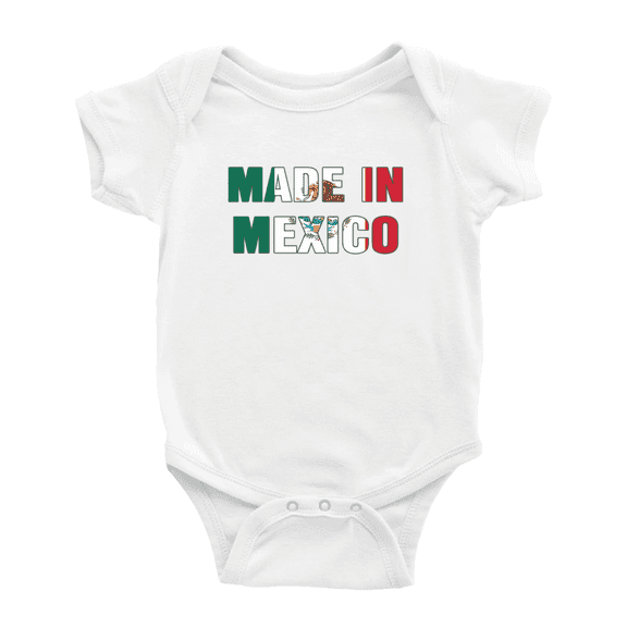 Made In Mexico Baby Clothing Bodysuits Infant Boy Girl Clothes