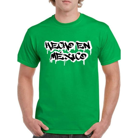 Made In Mexico. Graffiti Style. T-Shirt Men -Smartprints Designs, Male 3X-Large