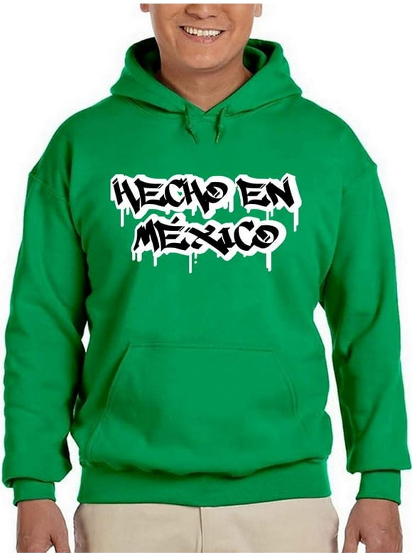 Made In Mexico Guy Hoodie Men -Smartprints Designs, Male Small