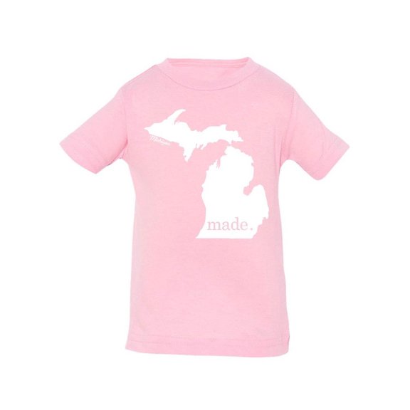 Made In Michigan T-Shirt Infant -Smartprints Designs,  12 Months