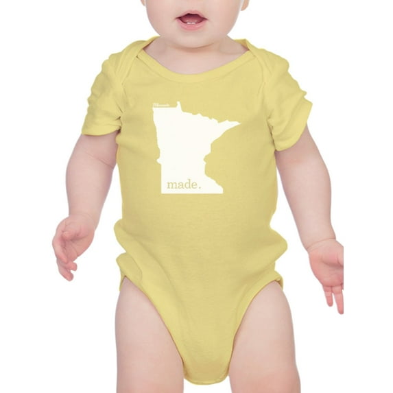 Made In Minnesota Bodysuit Infant -Smartprints Designs, 6 Months