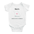 thumbnail image 1 of Made In Missouri United States of America Baby Clothing Bodysuit 12-18 Months, 1 of 5