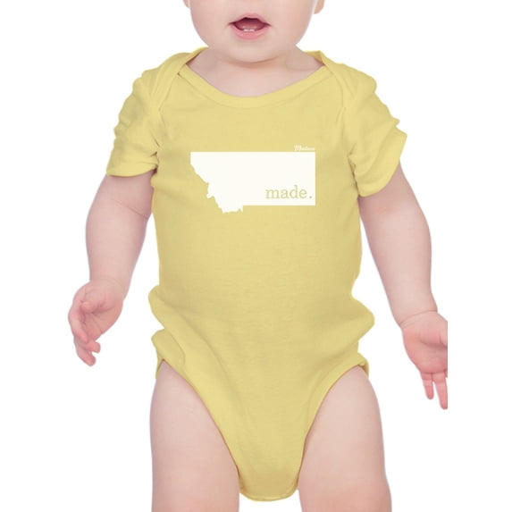 Made In Montana Bodysuit Infant -Smartprints Designs, Newborn