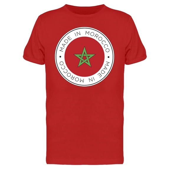 Made In Morocco Flag Tee Men's -Image by Shutterstock