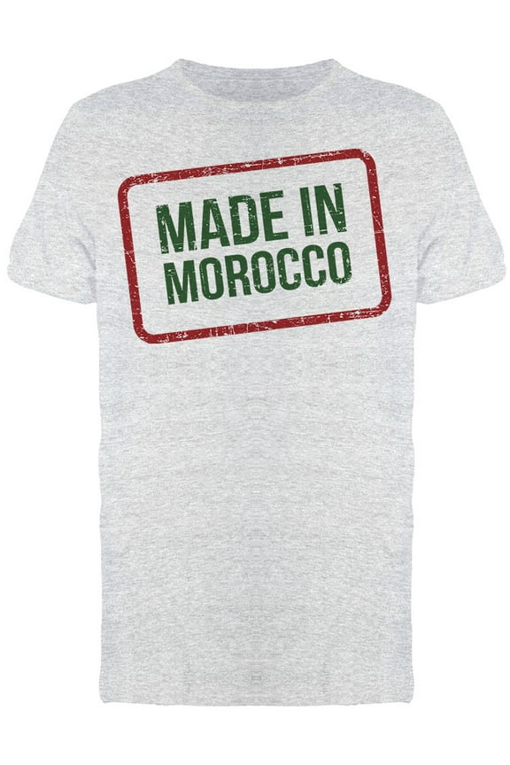 Made In Morocco Graphic T-Shirt Men -Image by Shutterstock, Male Small