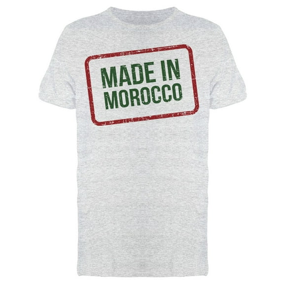 Made In Morocco Graphic T-Shirt Men -Image by Shutterstock, Male x-Large