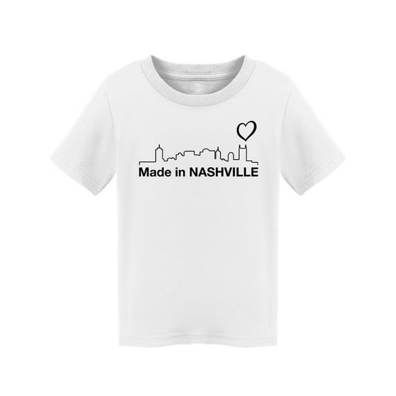 Made In Nashville T-Shirt Toddler -Smartprints Designs, 2 Toddler