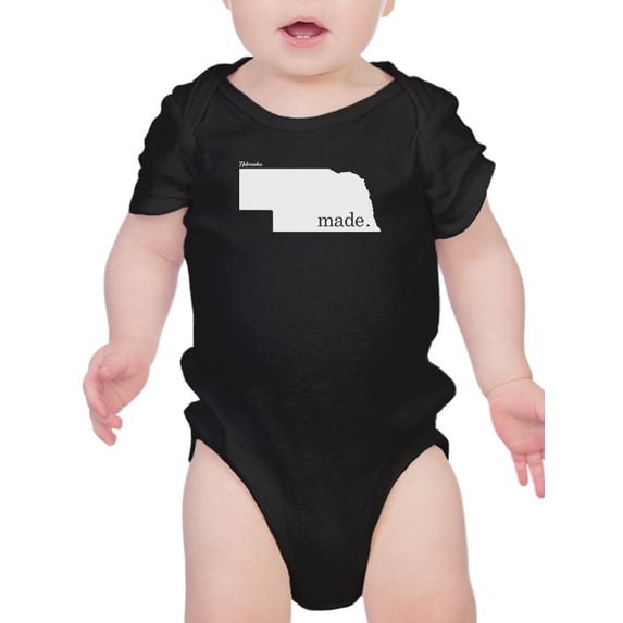 Made In Nebraska Bodysuit Infant -Smartprints Designs, 24 Months