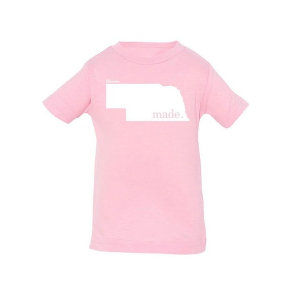 Made In Nebraska T-Shirt Infant -Smartprints Designs,  12 Months