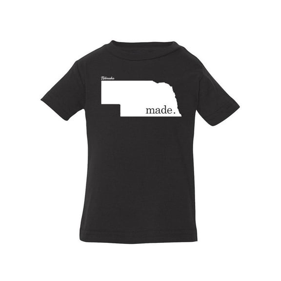 Made In Nebraska T-Shirt Infant -Smartprints Designs,  18 Months