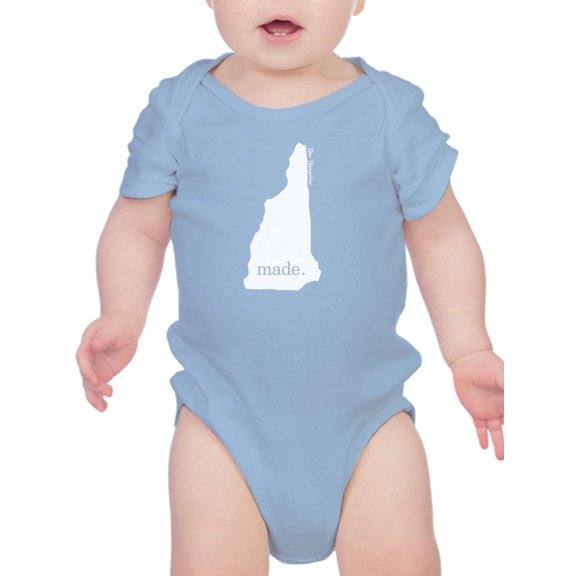 Made In New Hampshire Bodysuit Infant -Smartprints Designs,  12 Months