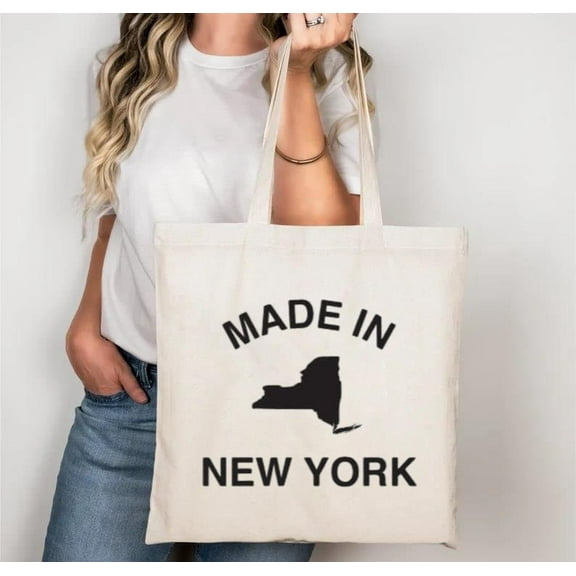 Made In New York NYC State Local Pride Born Raised Cool Tote Bag, a gift just for you