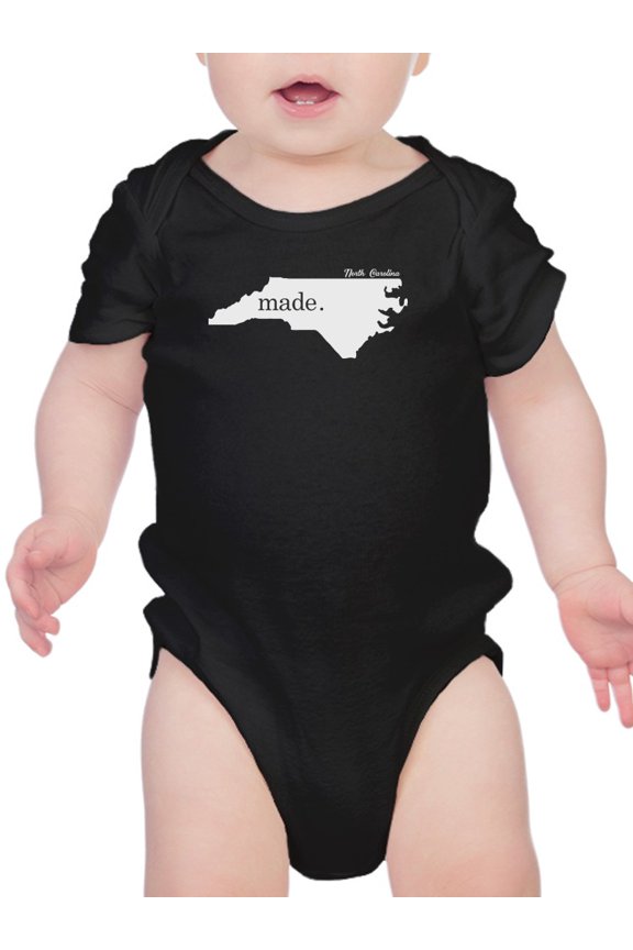 Made In North Carolina Bodysuit Infant -Smartprints Designs, 6 Months