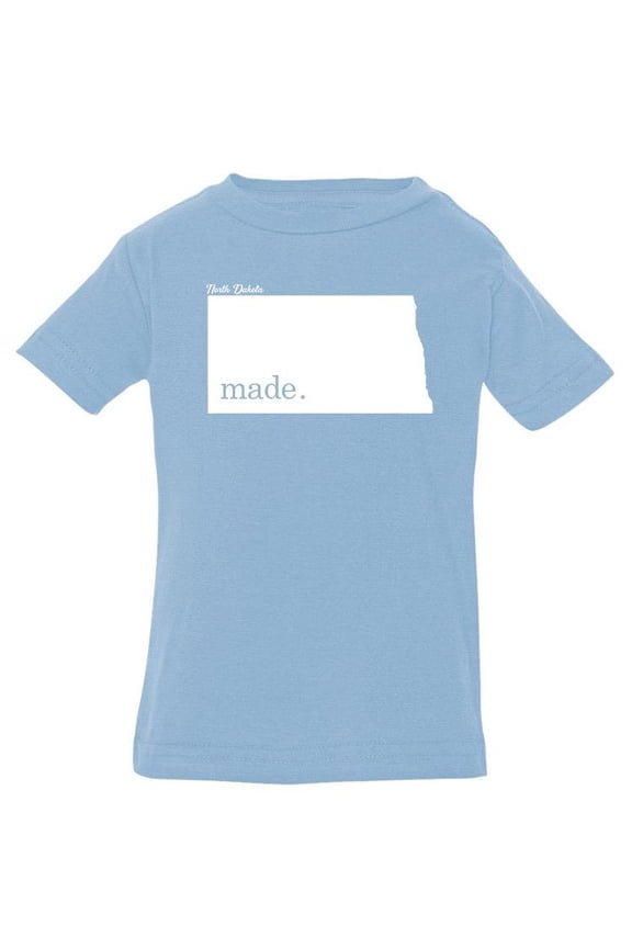 Made In North Dakota T-Shirt Infant -Smartprints Designs,  6 Months