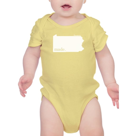 Made In Pennsylvania Bodysuit Infant -Smartprints Designs, 12 Months