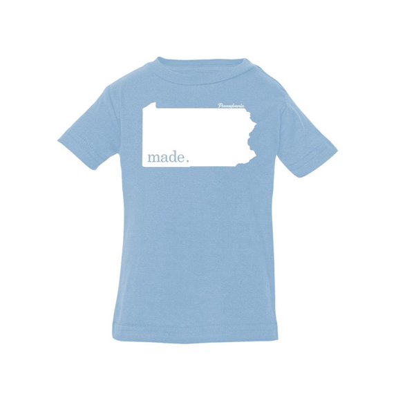 Made In Pennsylvania T-Shirt Infant -Smartprints Designs, 18 Months