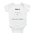 thumbnail image 1 of Made In Pennsylvania United States of America Baby Clothing Bodysuit 0-3 Months, 1 of 5