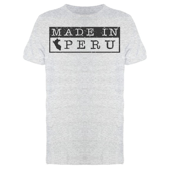 Made In Peru Tee Men's -Image by Shutterstock