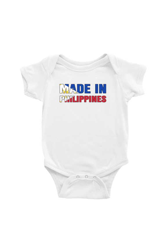 Made In Philippines Cute Baby Clothing Bodysuits Boy Girl Clothes
