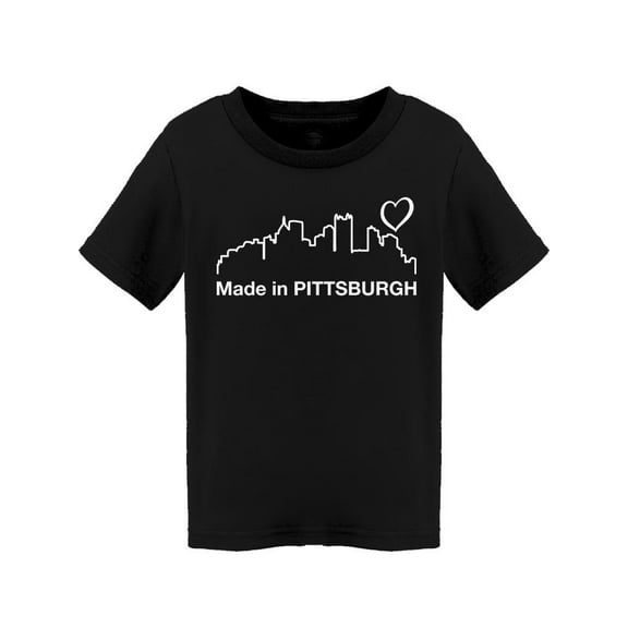 Made In Pittsburgh. T-Shirt Toddler -Smartprints Designs, 3 Toddler