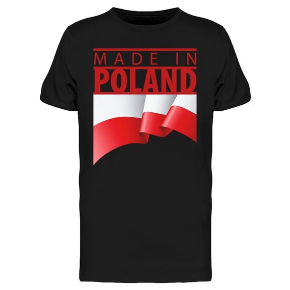 Made In Poland T-Shirt Men -Image by Shutterstock, Male x-Large