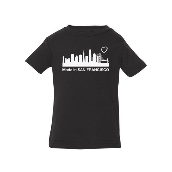 Made In San Francisco Landscape T-Shirt Infant -Smartprints Designs, 18 Months