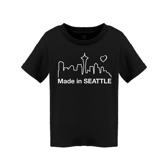 Made In Seattle! T-Shirt Toddler -Smartprints Designs, 3 Toddler