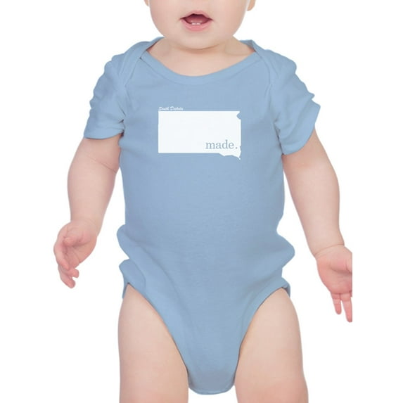 Made In South Dakota Bodysuit Infant -Smartprints Designs, 12 Months