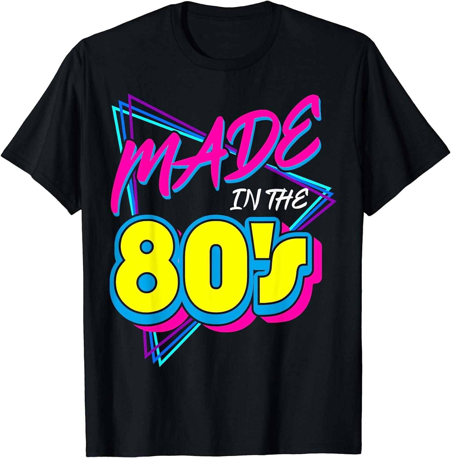 Made In The 80s 1980s Retro Nineteen Eighties Vintage Music T