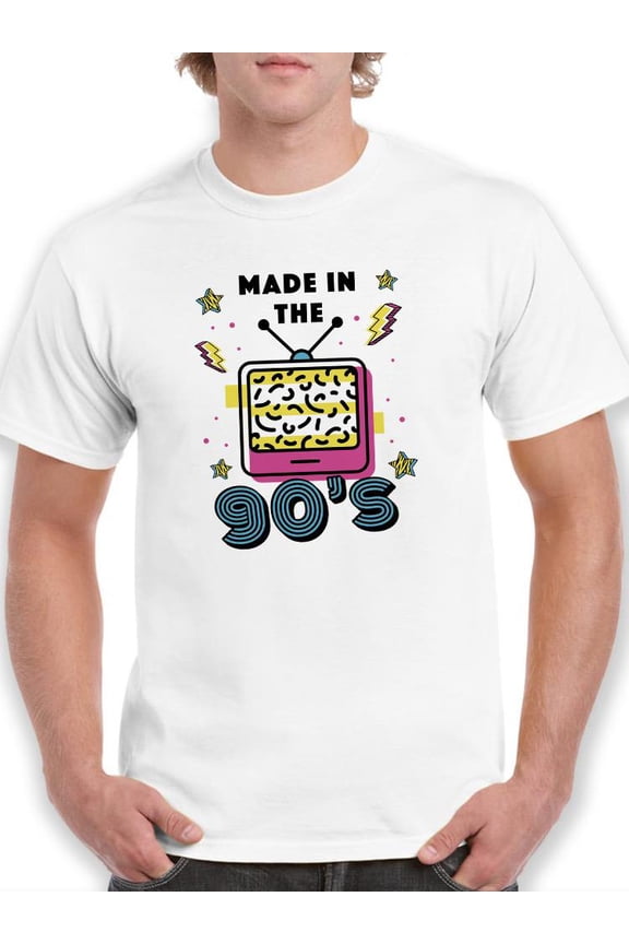 Made In The 90'S T-Shirt Men -Smartprints Designs, Male Medium