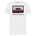 thumbnail image 1 of Made In The 90S With Cassete T-Shirt Men -Image by Shutterstock, Male Medium, 1 of 2